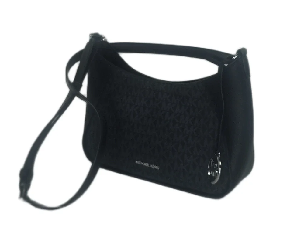 Michael Kors Raquel Small Crossbody/Shoulder Bag -Black w/ MK Logo Branding-NWOT